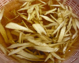 レンジで　ゴボウとにんじんのバター炒め風作り方1写真