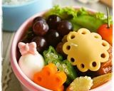 ＊キャラ弁＊　乙女チックに薔薇のご飯✿作り方3写真