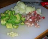 全粒粉パスタのアボカドクリーム作り方1写真