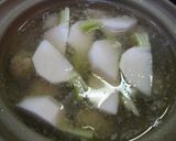 軟骨入り鶏団子と春雨のスープ作り方6写真