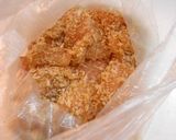✿鶏肉のにんにく醤油ごまパン粉焼き✿作り方4写真