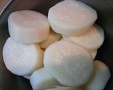 柚子でサッパリ！ダイコンの塩煮作り方1写真