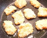 ✿鶏肉のにんにく醤油ごまパン粉焼き✿作り方5写真