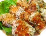 ✿鶏肉のにんにく醤油ごまパン粉焼き✿作り方10写真