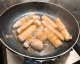 お手軽！夏野菜の肉巻きポン酢作り方6写真
