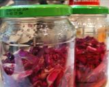 紫キャベツの酢漬け☆カレー風味作り方5写真