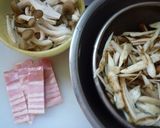 ごぼうとベーコンのごまダレきんぴら作り方1写真