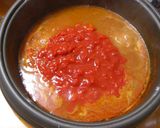チゲ鍋の〆にトマトチーズリゾット！！作り方2写真
