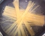 混ぜるだけ！山芋とエノキのネバトロパスタ作り方2写真