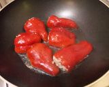 辛そうなピーマンの肉詰め作り方5写真