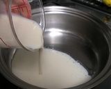 豆乳杏仁豆腐。作り方1写真