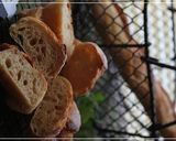 技あり☆ヘラ捏ねで～お醤油フランスパン作り方18写真