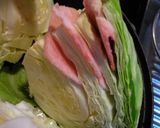 タジン鍋で☆キャベツ丸ごとトマトスープ作り方2写真