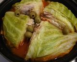 タジン鍋で☆キャベツ丸ごとトマトスープ作り方5写真