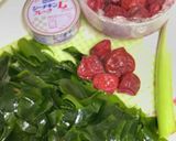 ツナ＆ワカメ＆梅肉の最強おつまみ♪作り方1写真