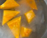 カボチャと高野豆腐の煮物　花椒風味作り方3写真