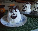 ロールケーキとさつま芋でハロウインケーキ作り方7写真