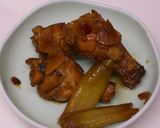 鶏手羽元肉のつやつやさっぱり煮作り方3写真