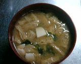 大根の葉でシャキ②めちゃ旨★味噌汁作り方8写真
