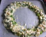 ねぎ＆トマトのお好みリースピザ♬♫作り方4写真