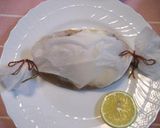 ヘルシー料理　サーモンの野菜たっぷり蒸し作り方7写真