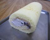米粉の小豆クリームロールケーキ作り方16写真