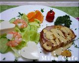 ロースハムのガーリックステーキ作り方4写真