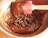 チョコチップが沈まない？wチョコシフォン作り方13写真