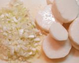 長芋のほっこり鶏そぼろ煮作り方1写真