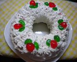 18㎝リング型(簡単クリスマスケーキ)作り方26写真