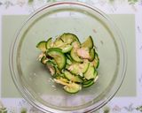 夏の夕飯簡単さっぱりズッキーニツナサラダ作り方5写真