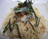 なめたけガーリックペペロンチーノ☆パスタ作り方6写真