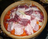 キャベツと豚バラの蒸し煮鍋作り方3写真