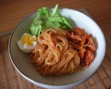 激辛！！ホントに美味しい、汁なし韓国冷麺作り方4写真