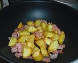夕食にもう１品♪簡単じゃがベーコン作り方4写真