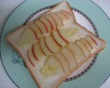 アップルシナモントースト作り方1写真
