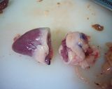 塩麹さんで～旨い茹でとり肝作り方3写真