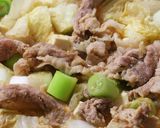 豚の味噌仕立てしょうが焼き鍋＠フライパン作り方8写真