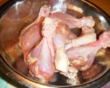 手軽に～ハニーガーリックチキン！作り方1写真