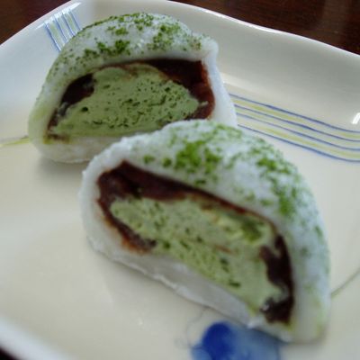 抹茶の生クリーム大福 by cherryパフェ 【クックパッド】 簡単おいしい