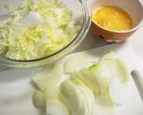 白菜が余ったら・・・卵とじっ♪作り方1写真