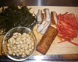 お昆布とお豆の　おそうざい作り方1写真