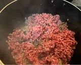 リーキと牛ひき肉のミートソース作り方4写真