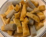 胡麻たっぷりお揚げさんと酢ごぼう作り方5写真