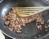 白菜とあいびきミンチ肉の白だし煮作り方3写真