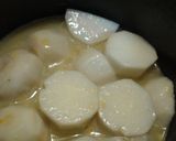 まさかのチーズ風味☆里芋の味噌バター作り方3写真