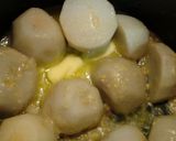 まさかのチーズ風味☆里芋の味噌バター作り方4写真