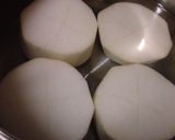 ふろふき大根〜ゆず味噌作り方1写真