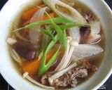 韓【肉汁】肩肘張らないおうちスープですよ作り方10写真