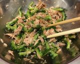 時短！ゴーヤとツナのわさび醤油おかか和え作り方4写真